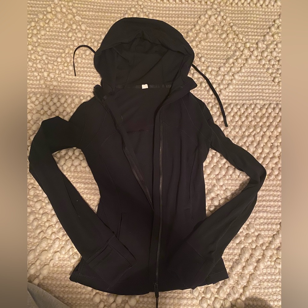 Lululemon Athletica Black Nulu Hooded Define Jacket, size 2